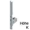 ZF7K7002 Frontbefestigung zum Schrauben LBX Fronthalter Schraub., Höhe K