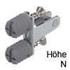 ZF7N70E2 Frontbefestigung EXPANDO LBX Fronthalter Exp., Höhe N