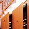 Vollauszug für Einbauschrank Dachschräge, gedämpft