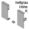 ZIF.71K0 Fronthalter TBX antaro für Innenauszug, hellgrau Innenschub-Fronthalter antaro Höhe K, WGR
