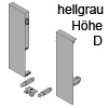 ZIF.74D0 Fronthalter TBX antaro für Innenauszug, hellgrau Innenschub-Fronthalter antaro Höhe D, WGR