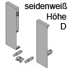 ZIF.74D0 Fronthalter TBX antaro für Innenauszug, seidenweiß Innenschub-Fronthalter antaro Höhe D, SW
