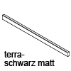 ZR7.1080U Querreling KB 1200 mm zum Ablängen, terraschwarz LBX Qu.Rel. 1080 mm, TS