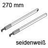 ZRG.207RSIC Längsreling TBX antaro, seidenweiß Relingset rechteckig NL 270 mm, SW