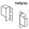 ZRR.5200 Tandembox Relinghalter hellgrau TBX Relinghalter-Set (rücks.), R906