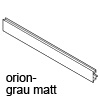 ZV7.1043MN1 Vorderstück mit Nut für Innenauszug + Einschub, oriongrau LBX Vorderstück H 48,05 mm, OG