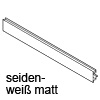 ZV7.1043MN1 Vorderstück mit Nut für Innenauszug + Einschub, seidenweiß LBX Vorderstück H 48,05 mm, SW