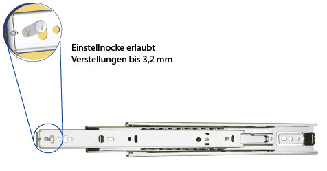 Einstellnocke Accuride 3832 Einstellnocke Accuride 3832
